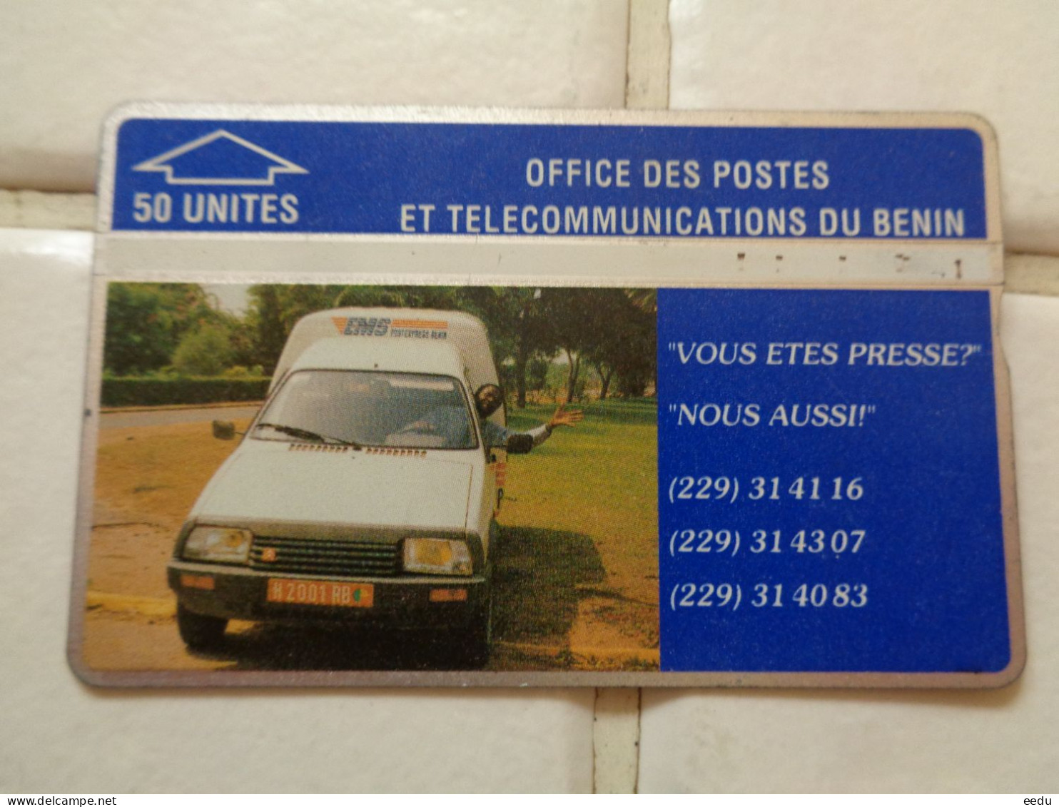 Benin Phonecard ( 302A ) - Benin