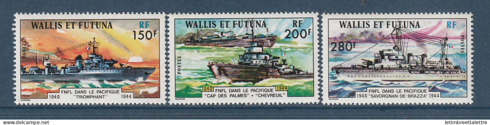 Wallis Et Futuna - YT N° 210 à 212 ** - Neuf Sans Charnière - 1978 - Nuevos