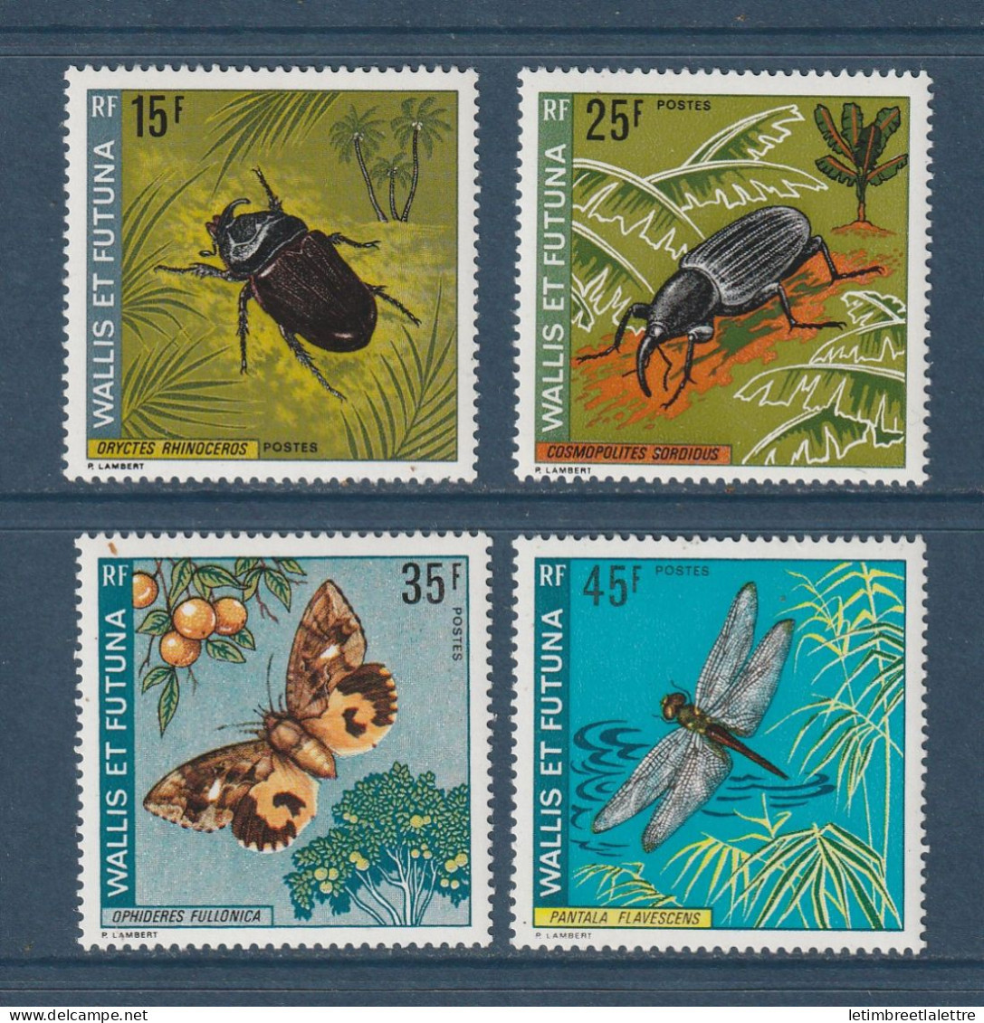 Wallis Et Futuna - YT N° 185 à 188 ** - Neuf Sans Charnière - 1974 - Unused Stamps