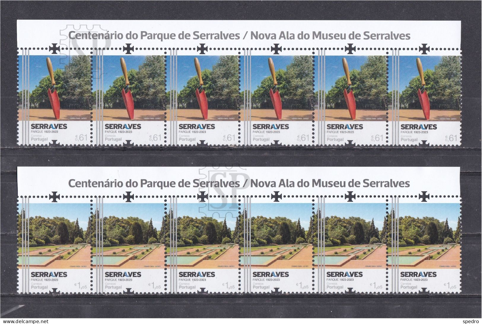 Portugal 2023 100 Anos Do Parque De Serralves Nova Ala Do Museu Arquiteto Álvaro Siza Architectura Art Museum Upper Line - Full Sheets & Multiples