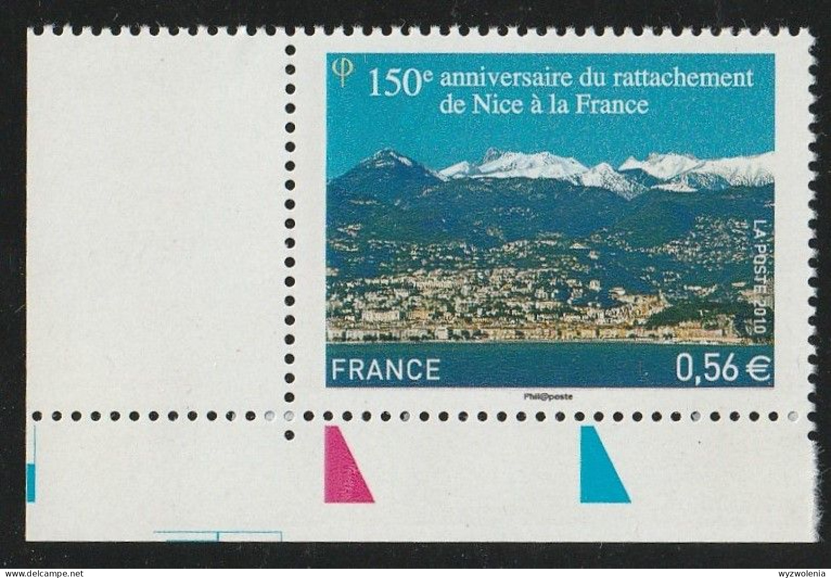 A 704) Frankreich 2010 Mi# 4871 **: 150. Jahrestag Der. Angliederung Von Nizza, Nice An Frankreich - Ongebruikt