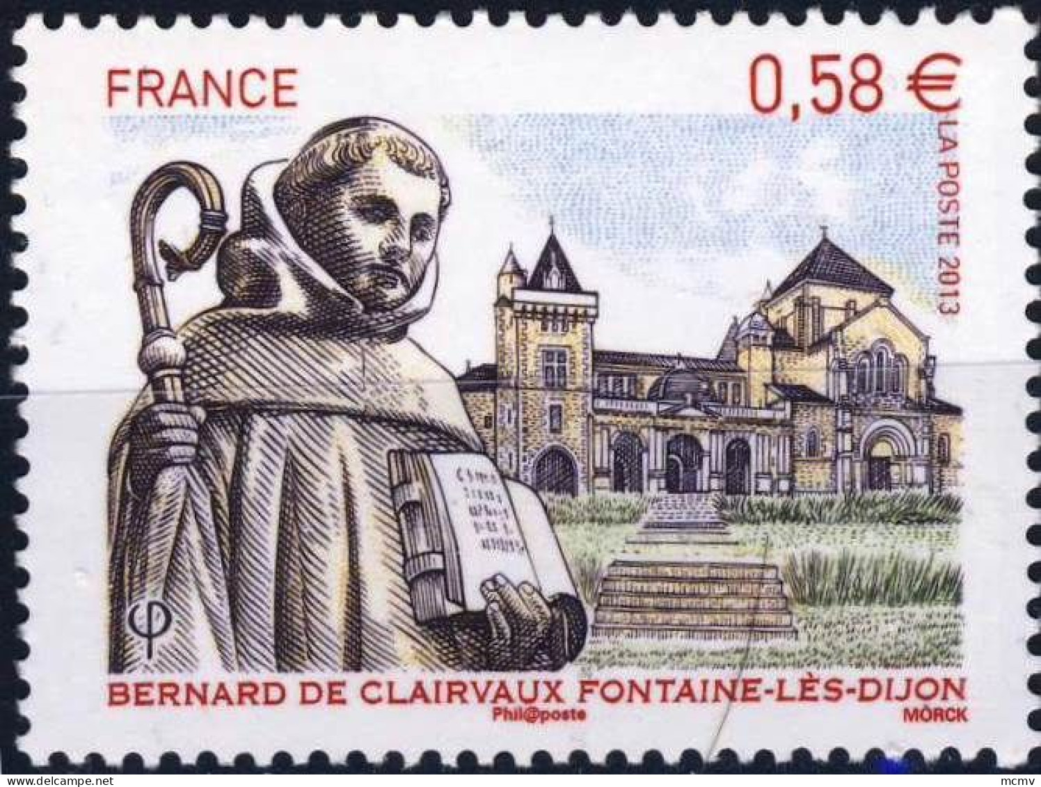 4802 Bernard De CLAIRVAUX     NEUF** ANNEE 2013 - Neufs