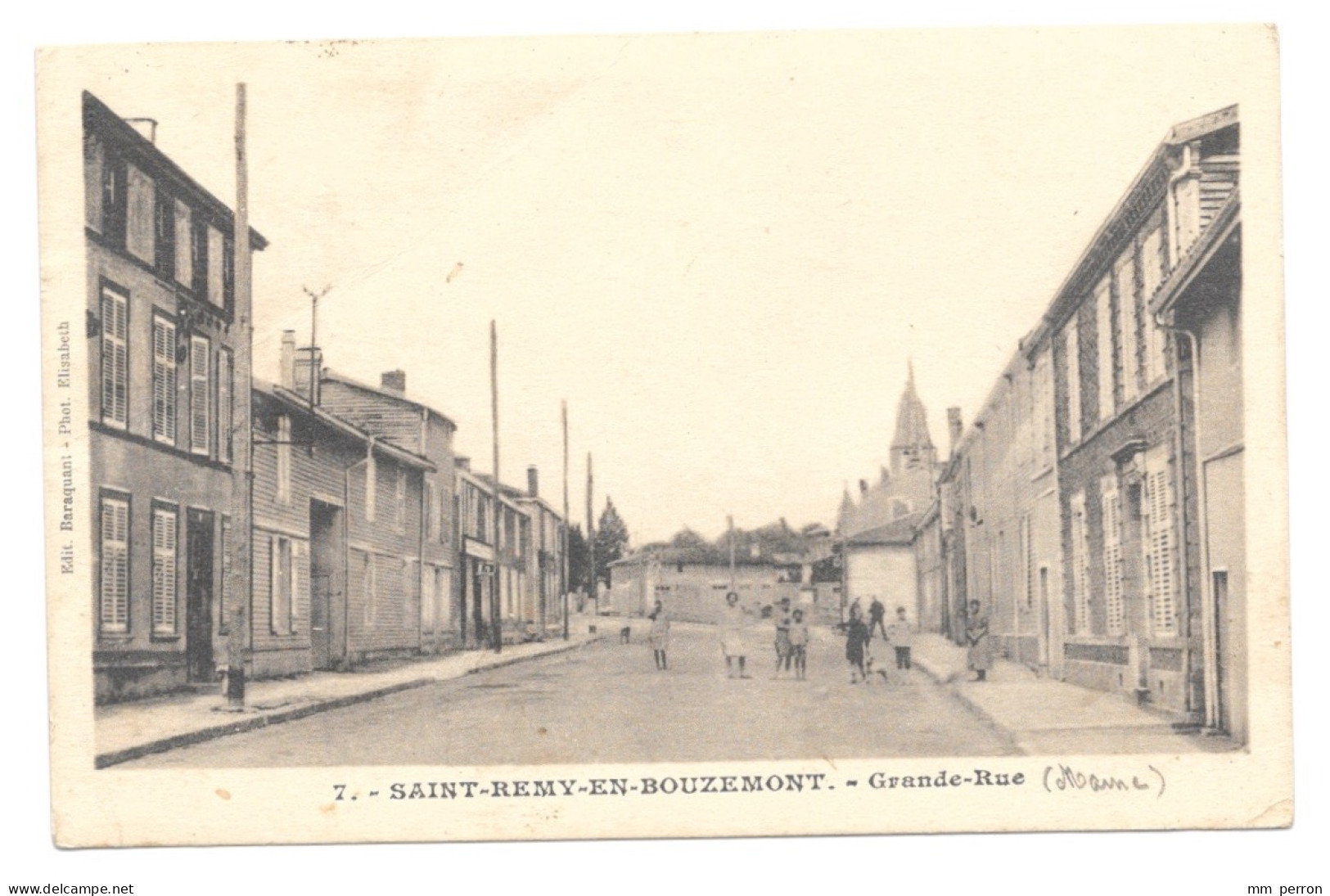 (35639-51) Saint Remy En Bouzemont - Grande Rue - Saint Remy En Bouzemont