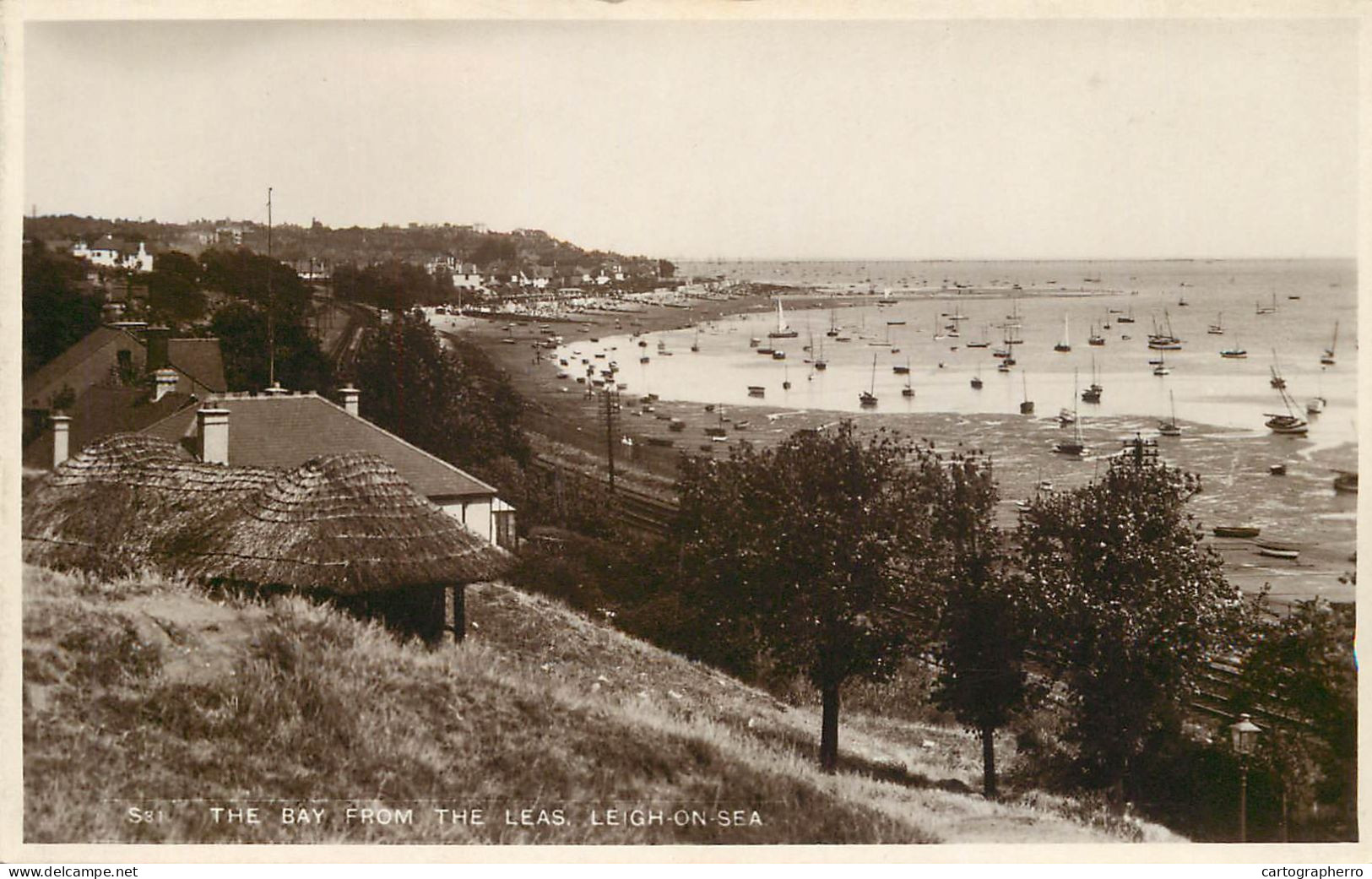 Leigh On Sea The Bay From The Leas Boats - Southend, Westcliff & Leigh