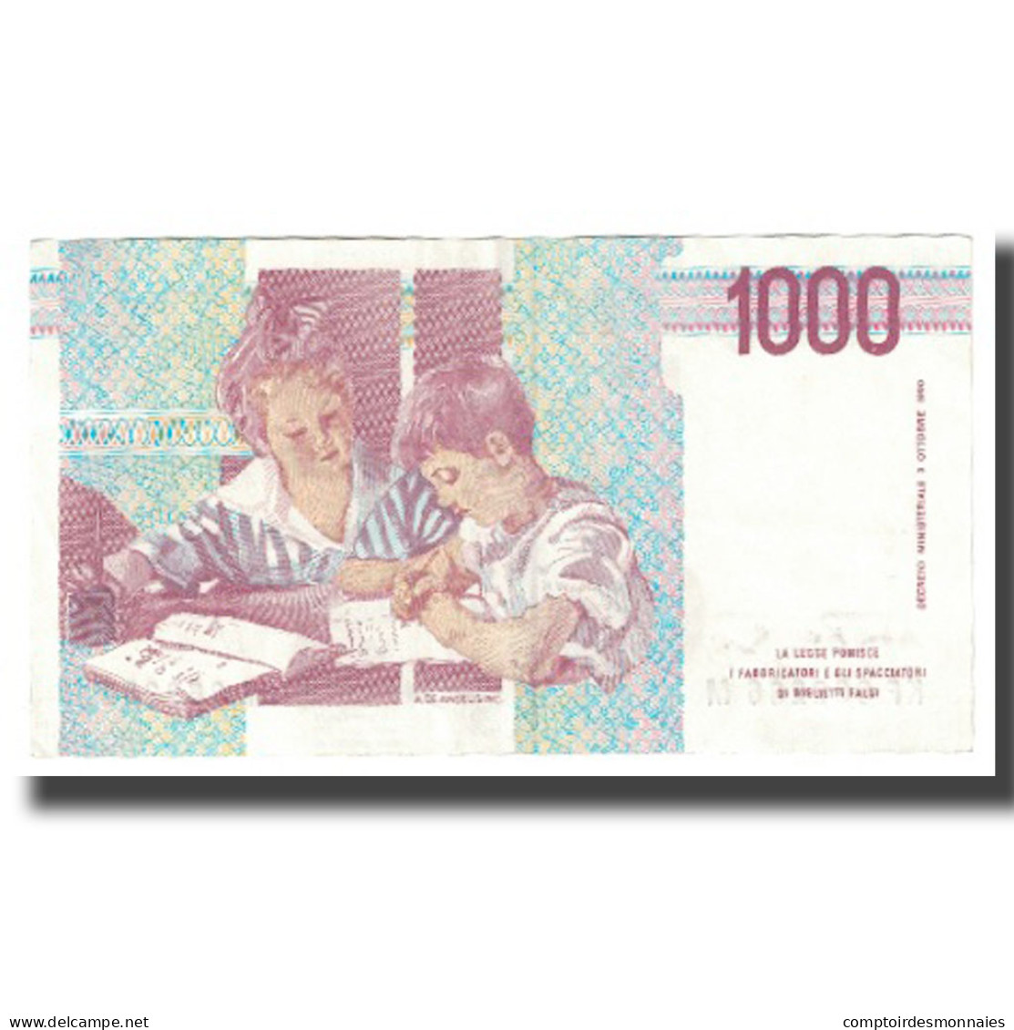 Billet, Italie, 1000 Lire, 1990, KM:114c, NEUF - 1000 Liras