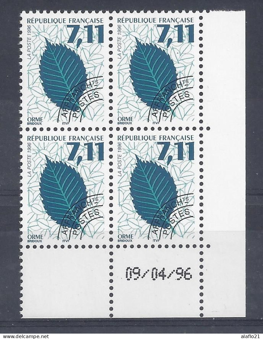 PREOBLITERE N° 239 - ORME - BLOC De 4 COIN DATE - NEUF SANS CHARNIERE - 9/4/96 - Precancels