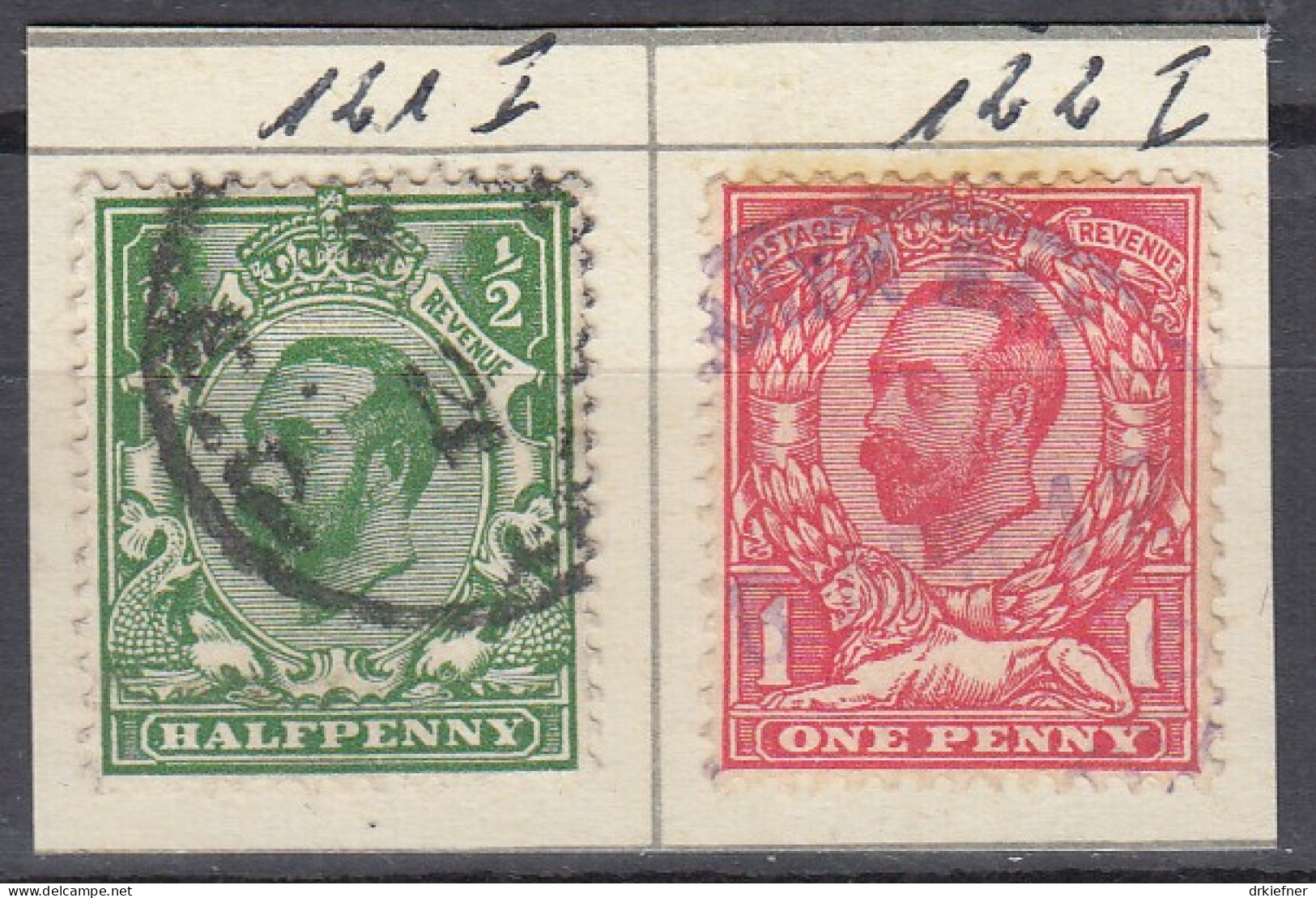 GROSSBRITANNIEN  121-122 I, Gestempelt, George V., 1911 - Neufs