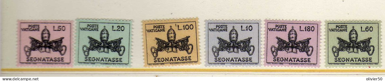 Vatican - 1968 -  Serie De Timbres-Taxe -  Neufs** - MNH - Segnatasse