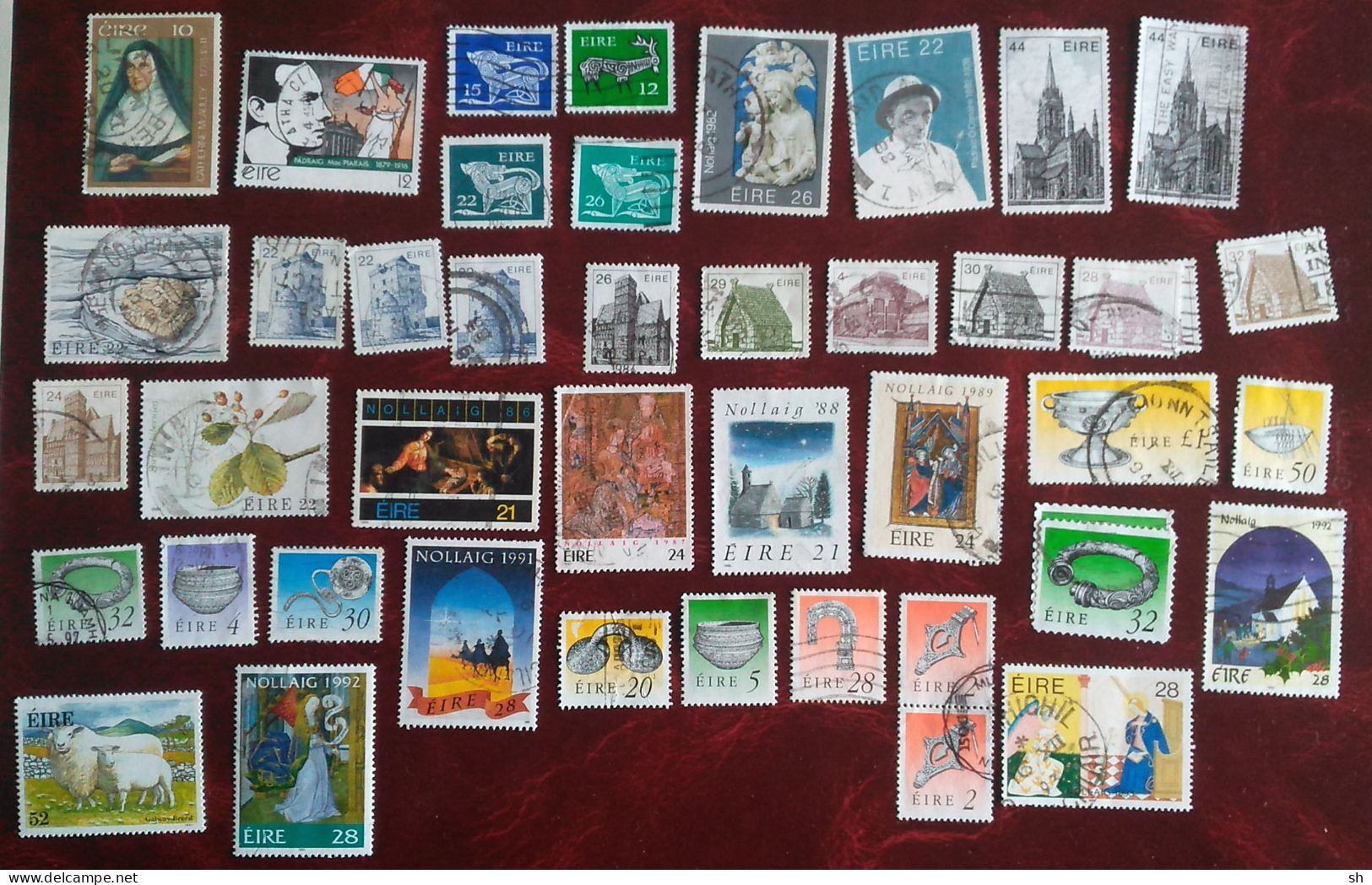 EIRE - IRLAND - IRLANDE - Lot + De 100 Timbres - More Than 100 - Meer Dan 100 - Used - Gestempeld - Oblitérés - Collections, Lots & Séries