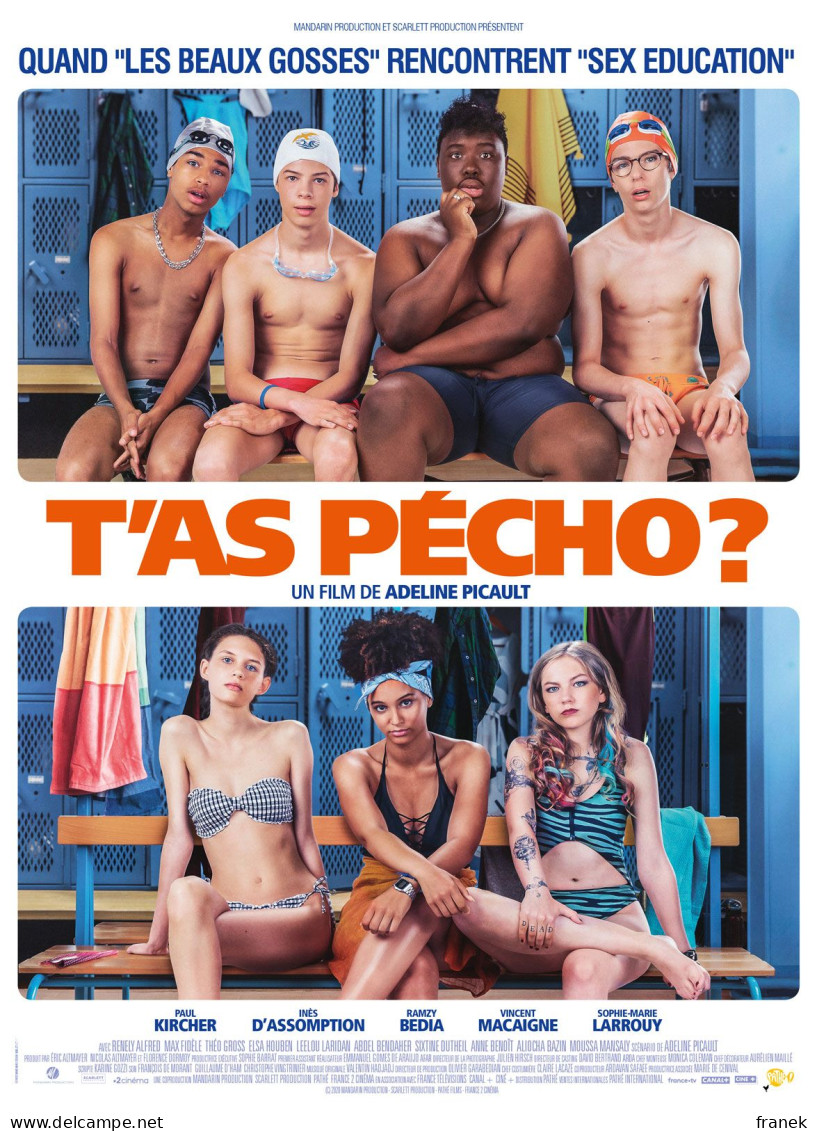 Affiche De Cinéma " T'AS PECHO " Format 120X160 CM - Affiches & Posters