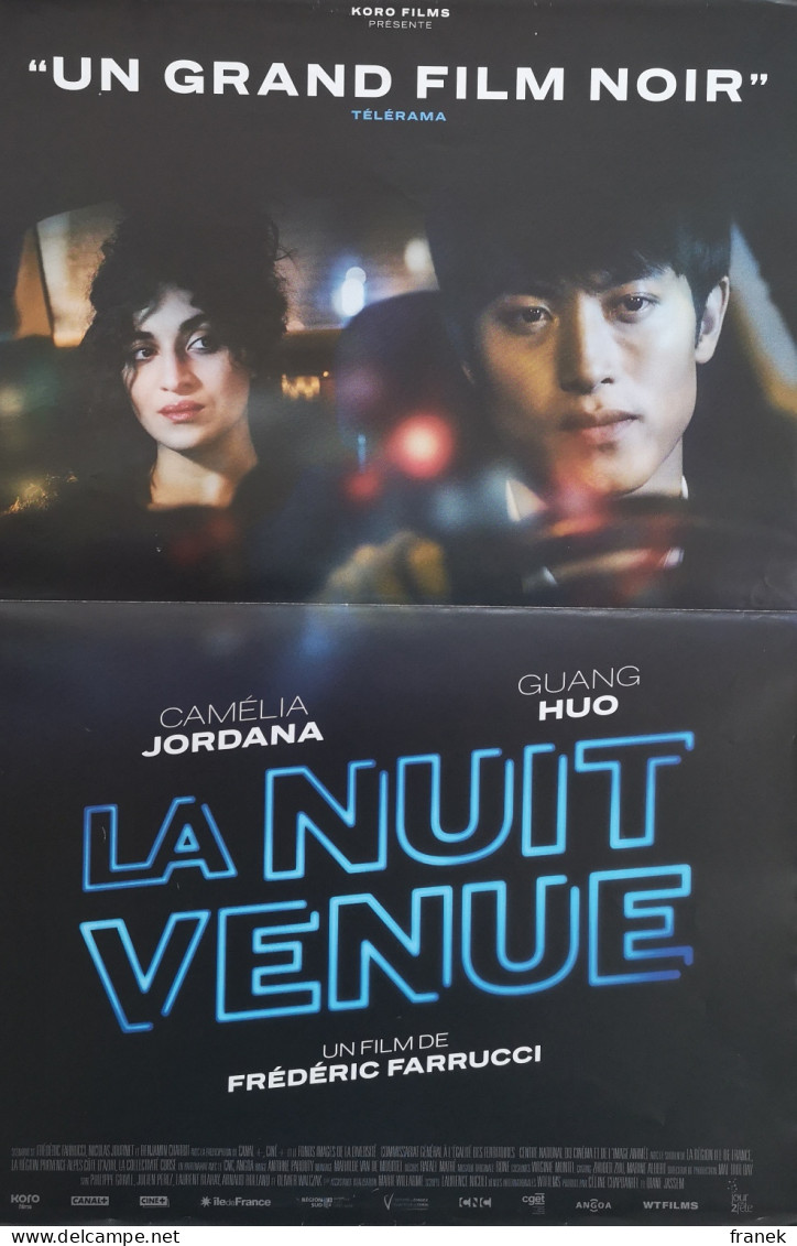 Affiche De Cinéma " LA NUIT VENUE " Format 40X60 CM - Affiches & Posters