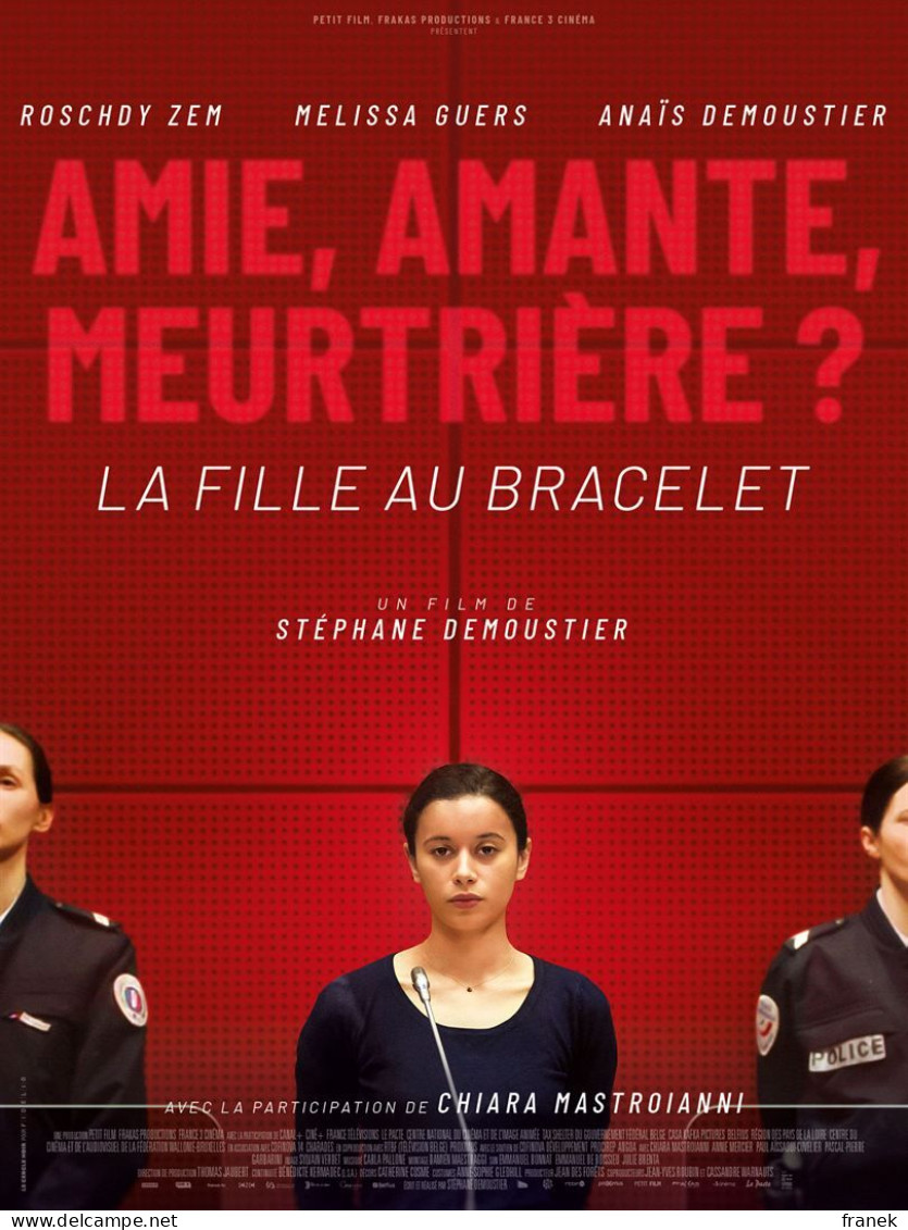 Affiche De Cinéma " LA FILLE AU BRACELET " Format 120X160CM - Affiches & Posters