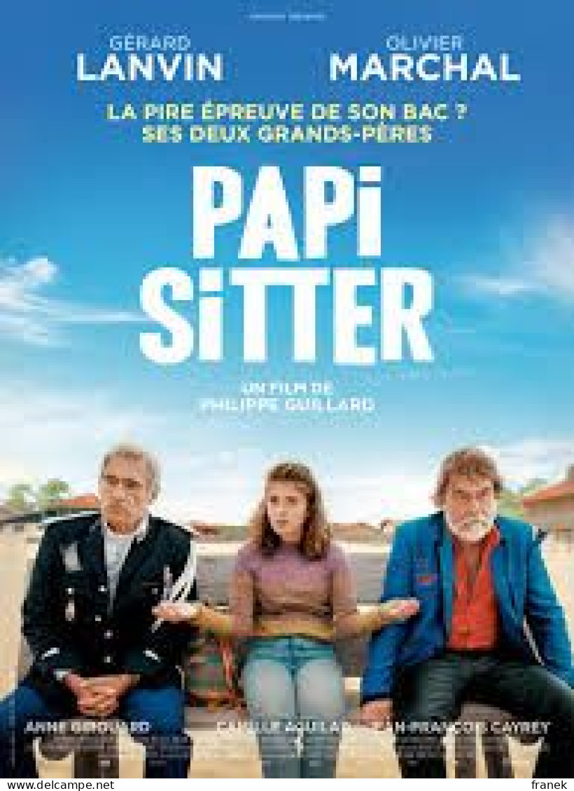 Affiche De Cinéma Pliée " PAPI SITTER " Format 120X160Cm -  - Affiches & Posters