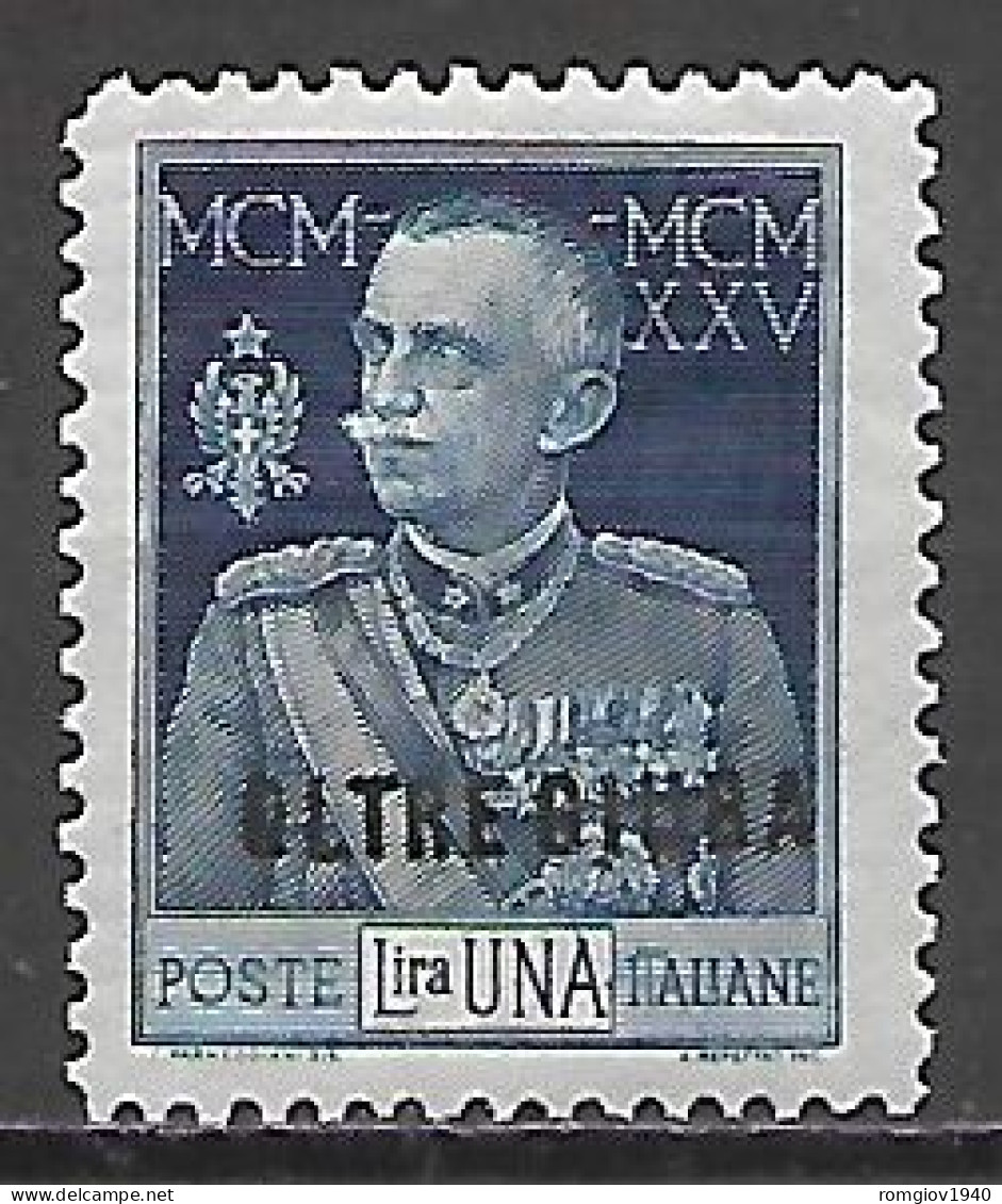 COLONIE ITALIANE OLTRE GIUBA 1925-1926   SAN FRANCESCO  SASS. 19  MLH VF - Oltre Giuba