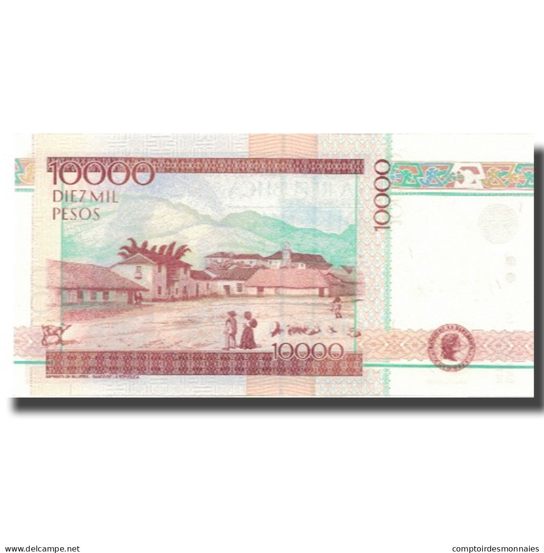 Billet, Colombie, 10 000 Pesos, 2012, 2012-08-22, NEUF - Colombia