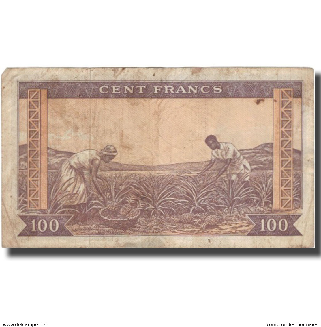 Billet, Guinea, 100 Francs, 1960, 1960-03-01, KM:13a, TB - Guinea