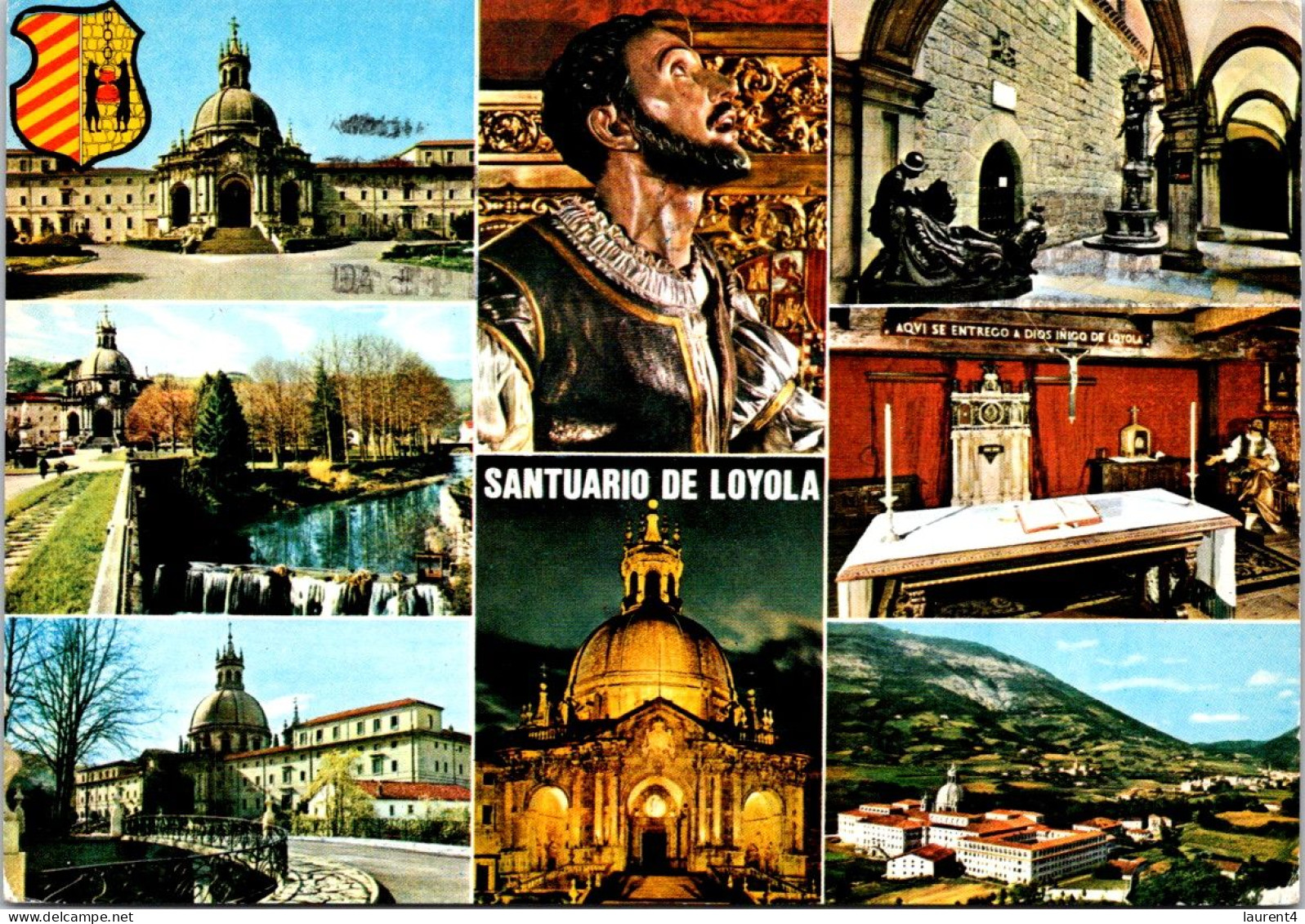 26-9-2023 (2 U 15) Spain (posted To France 1976) Loyola Sanctuary - Eglises Et Cathédrales