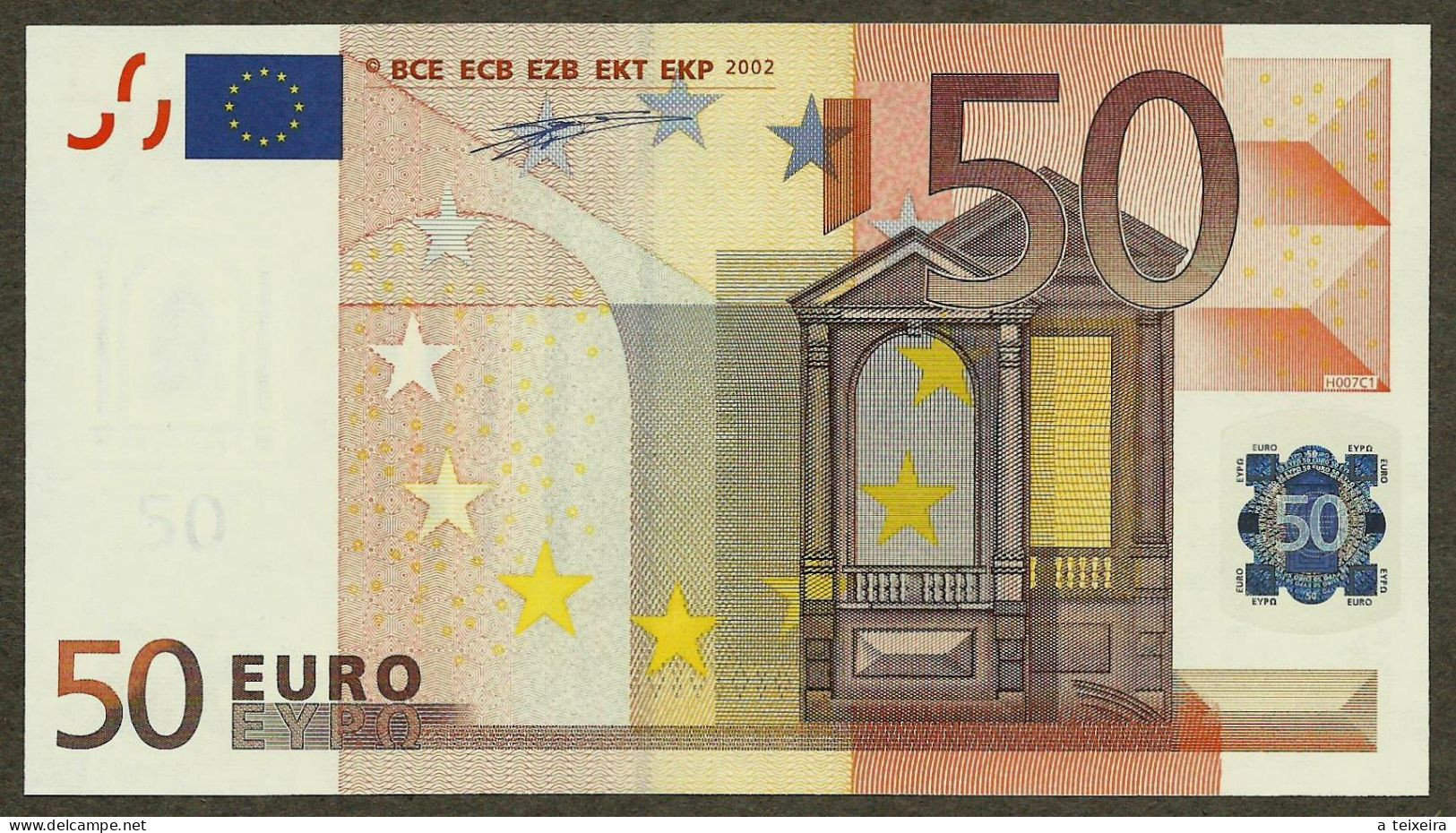 Portugal - 50 Euro - H007 C1 - M90124030813 - UNC - 50 Euro