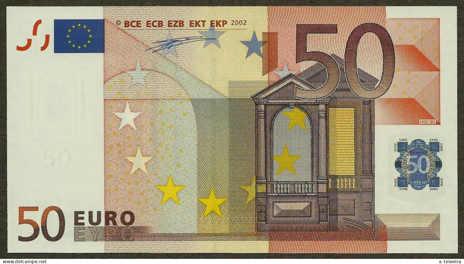 Portugal - 50 Euro - H001 B5 - M40681007383 - UNC - 50 Euro