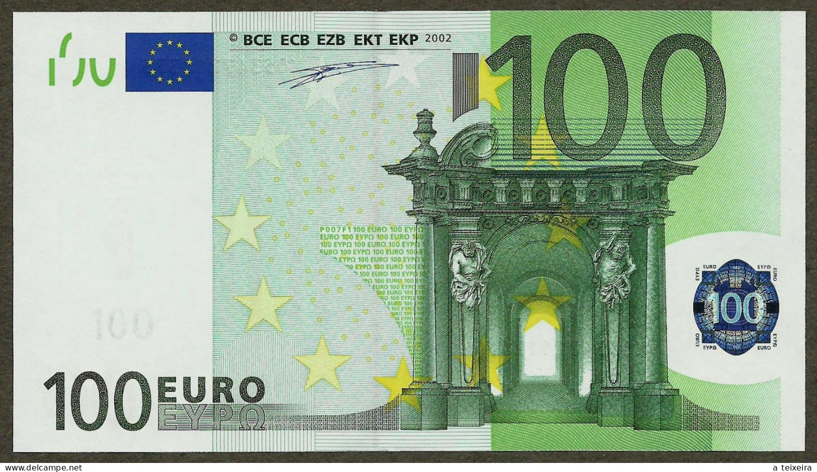 Germany - 100 Euro - P007 F1 - X05347211384 - UNC - 100 Euro