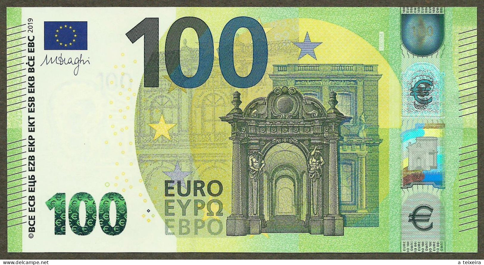 France - 100 Euro - U001 D4 - UC7004529685 - UNC - 100 Euro