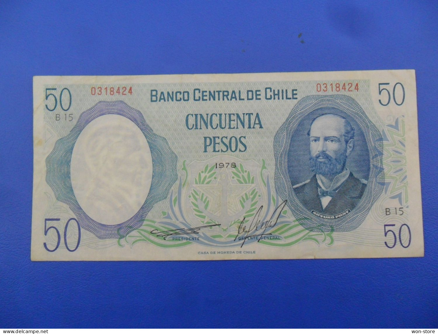 7794 - Chile 50 Pesos 1978 - Chili
