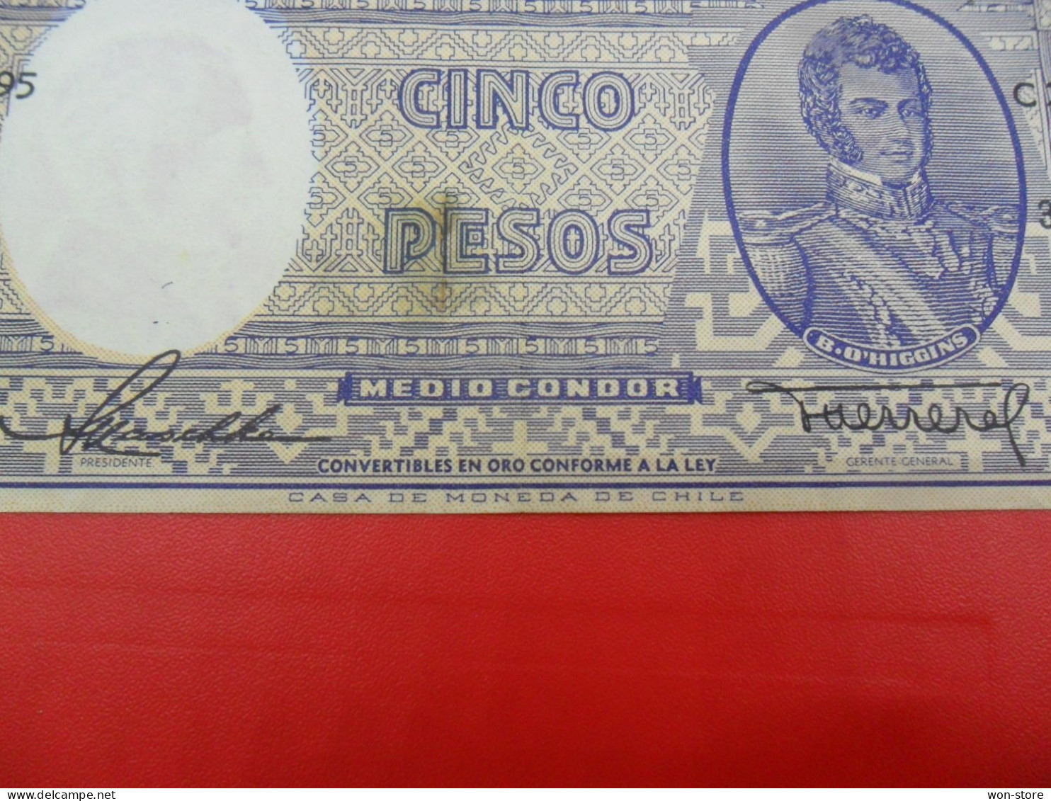 5446 - Chile 5 Pesos 1958 - Cile