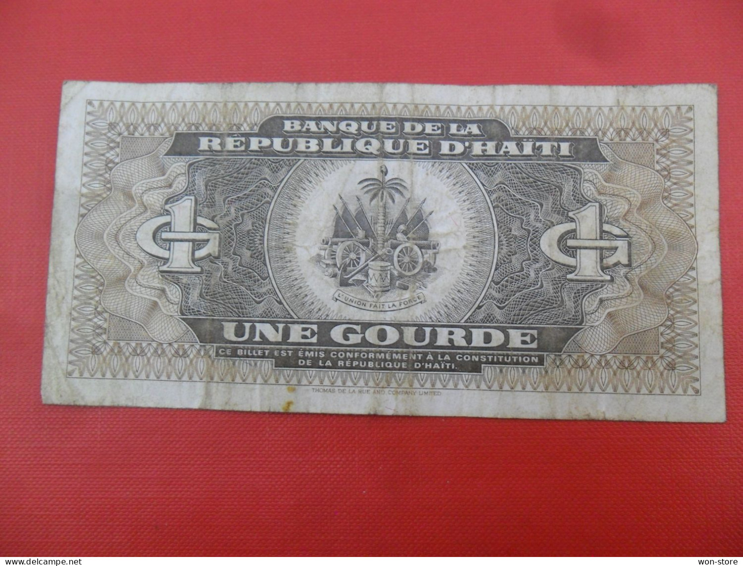 9629 - Haiti 1 Gourde 1993 - Haïti