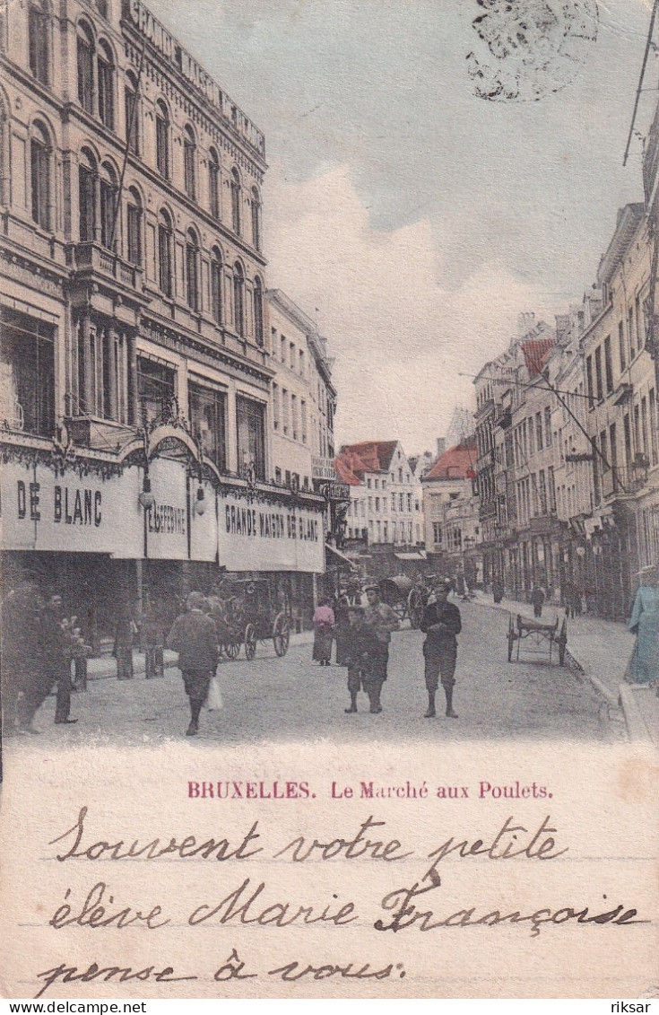 BELGIQUE(BRUXELLES) MARCHE AUX POULETS - Märkte