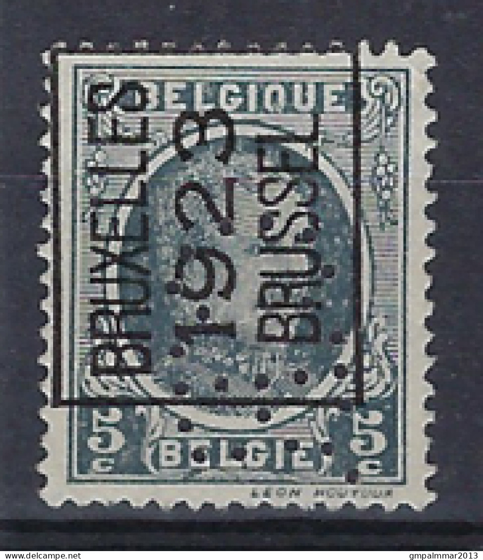 PERFIN " C.B. " HOUYOUX Nr. 193 TYPO Nr. 84 A  BRUXELLES 1923 BRUSSEL ; Staat Zie 2 Scans ! LOT 309 - Typo Precancels 1922-31 (Houyoux)