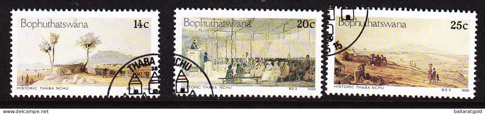 Bophuthatswana 1986 Thaba Nchu  Set Used - Bophuthatswana