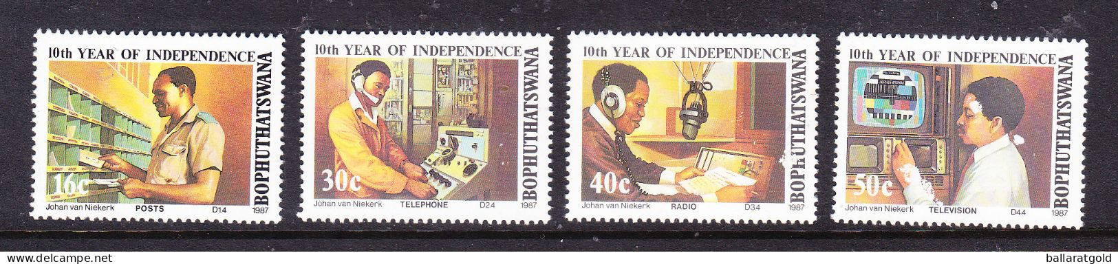 Bophuthatswana 1987 10th Anniversary Independence Set MNH - Bophuthatswana