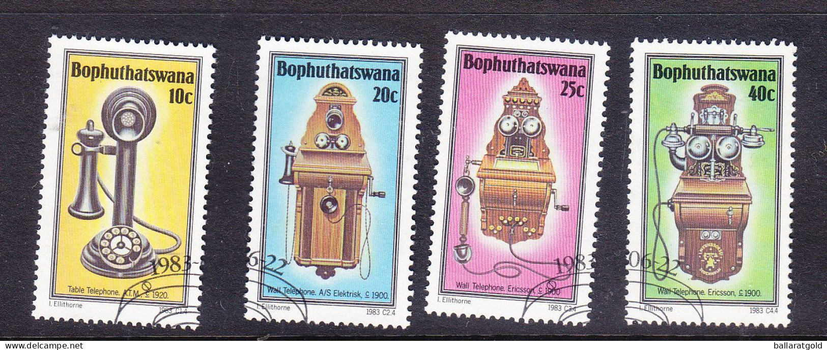 Bophuthatswana 1983 History Telephone Set Used - Bophuthatswana