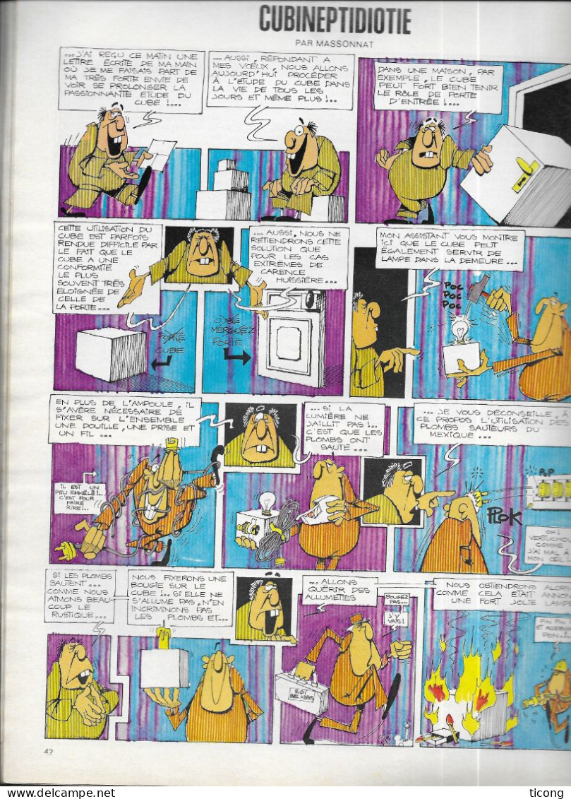 BD PILOTE 1973 NUMERO 706 - TOUT SUR L UNDERGROUND, JULIOS BAUCARNE, CARTRY, LESUEUR, GRAMMAT, LECONTE, MASSONNAT... - Pilote