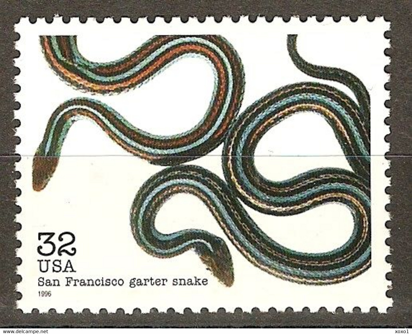 USA 1996 MiNr. 2779 Endangered Species Reptiles San Francisco Garter Snake 1v MNH** 0.80 € - Serpents