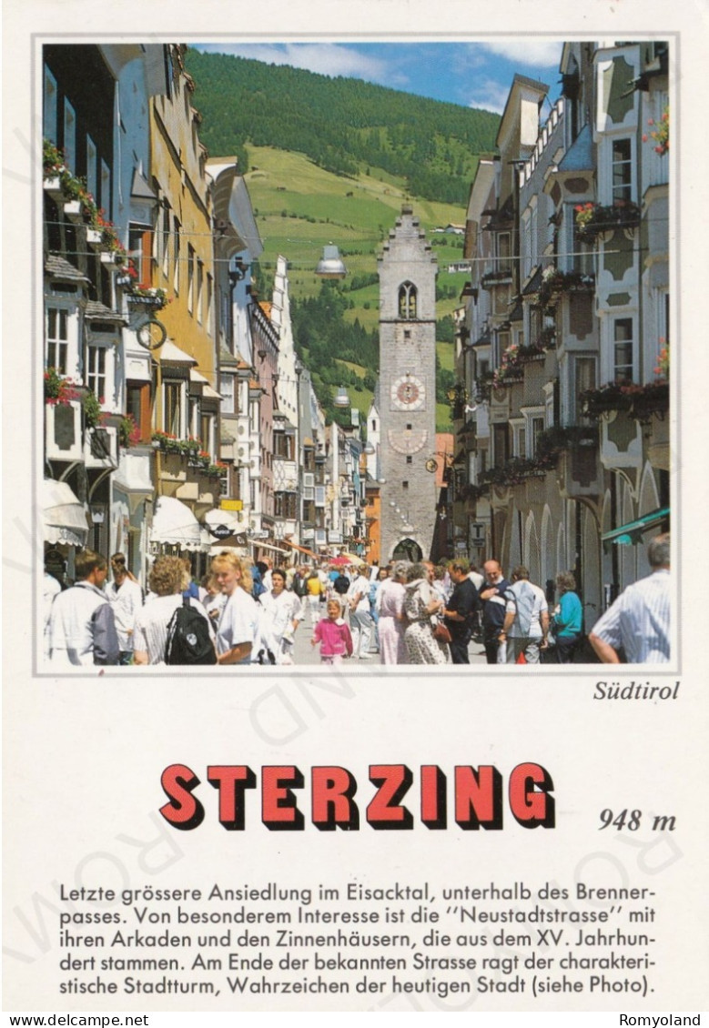 CARTOLINA  STERZING (VIPITENO) M.948,TRENTINO ALTO ADIGE,VACANZA,MONTAGNA,SCIARE,RIFUGIO,BELLA ITALIA,VIAGGIATA 1999 - Vipiteno