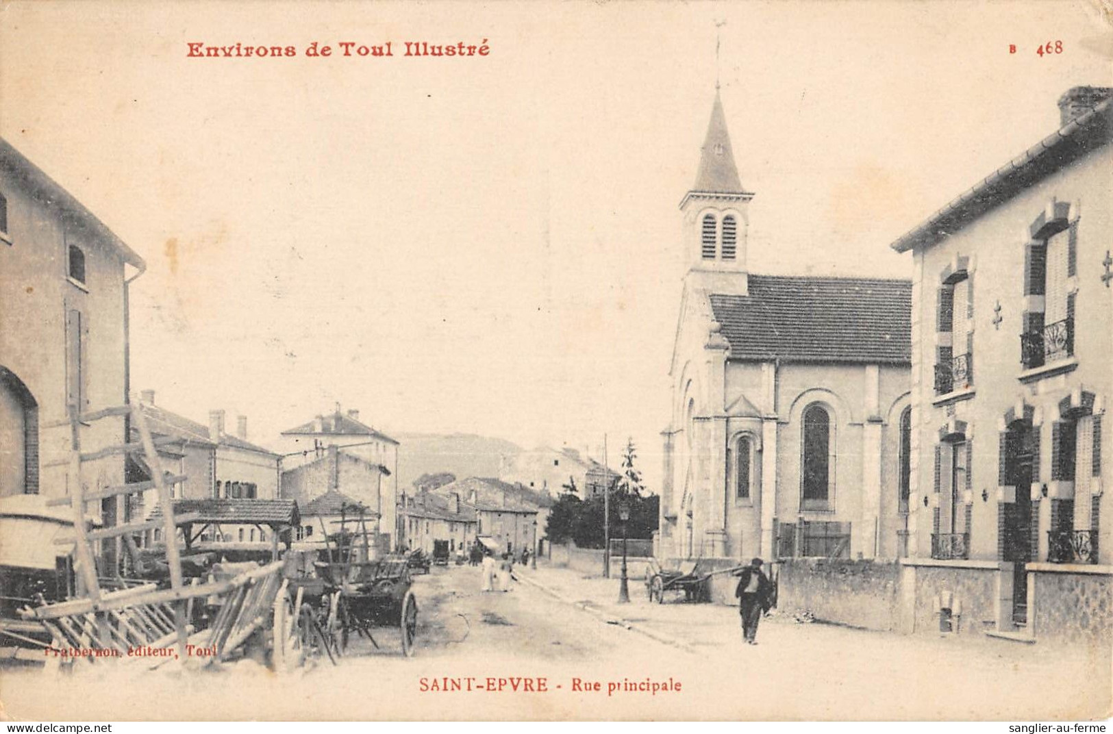 CPA 57 SAINT EPVRE / RUE PRINCIPALE - Altri & Non Classificati