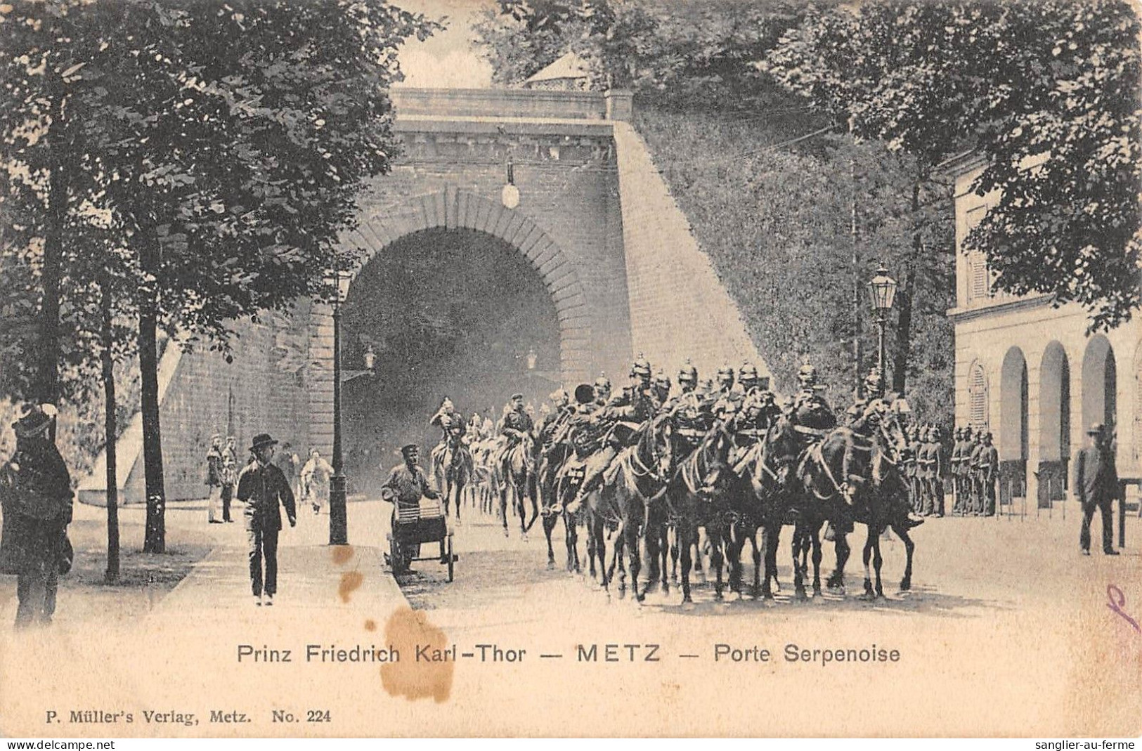 CPA 57 METZ / PORTE SERPENOISE - Sonstige & Ohne Zuordnung