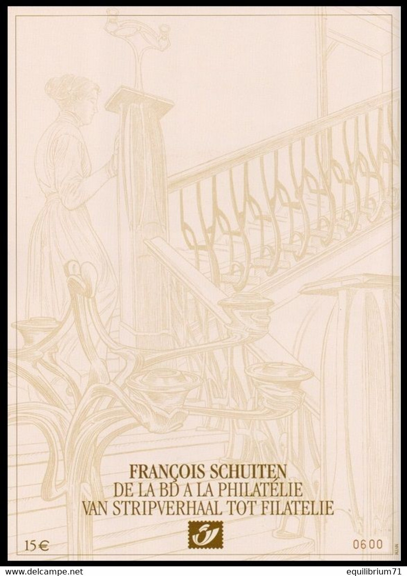 Pochette - Hommage à/Eerbetoon Aan/Tribut - François Schuiten - Angoulême - Numéroté / Genumerd / Nummeriert / Numbered - Philabédés (cómics)