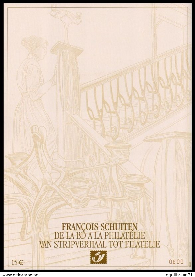 Pochette - Hommage à/Eerbetoon Aan/Tribut - François Schuiten - Angoulême - Numéroté / Genumerd / Nummeriert / Numbered - Philabédés (fumetti)