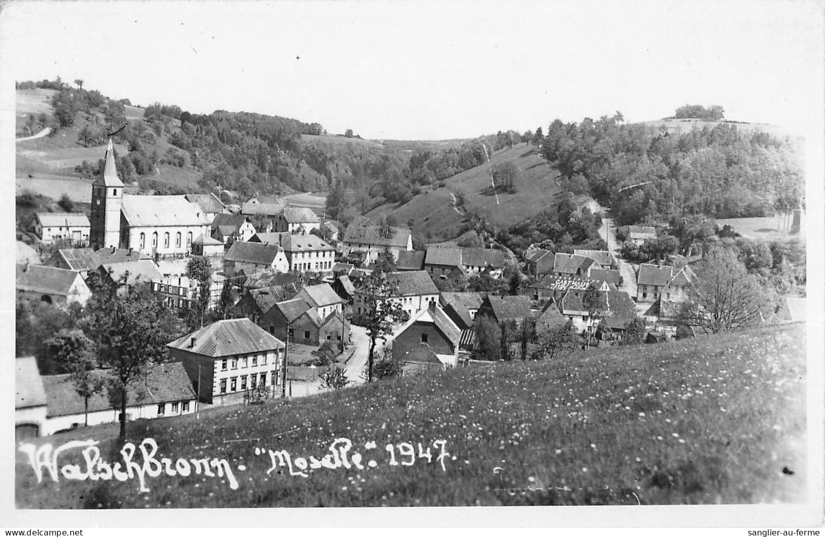 CPA 57 WALSCHBRONN / MOSELLE / CARTE PHOTO - Other & Unclassified