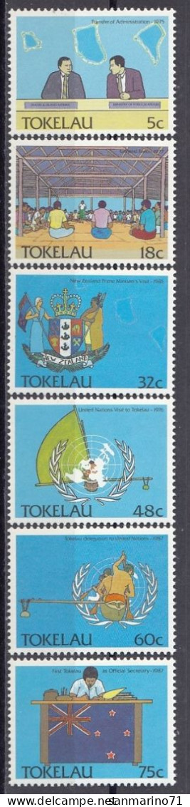 TOKELAU 153-158,unused - Tokelau