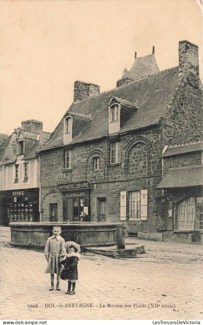 FRANCE -  Dol De Bretagne - La Maison Des Plaids (XIIè Siècle) - Carte Postale Ancienne - Dol De Bretagne