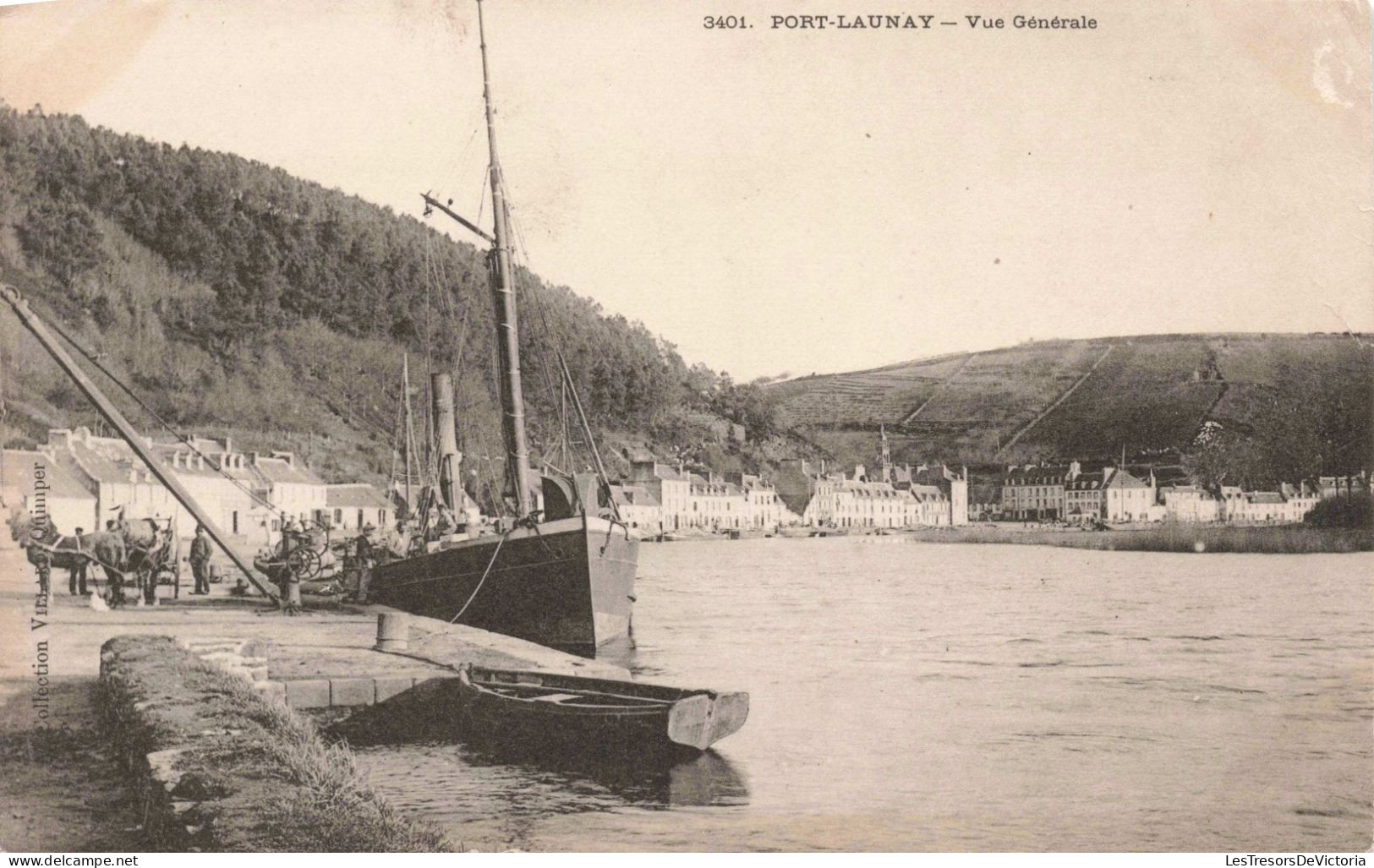 FRANCE -  Port Launay - Vue Générale - Carte Postale Ancienne - Châteaulin