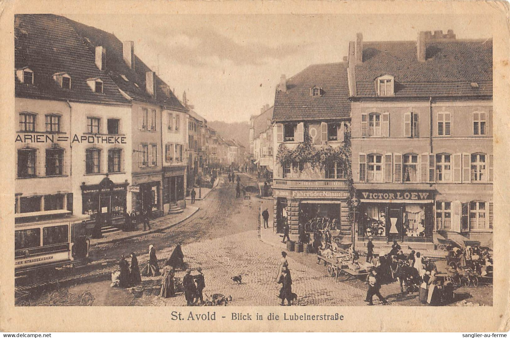 CPA 57 SAINT AVOLD / BLICK IN DIE LUBELNERSTRASSE - Andere & Zonder Classificatie