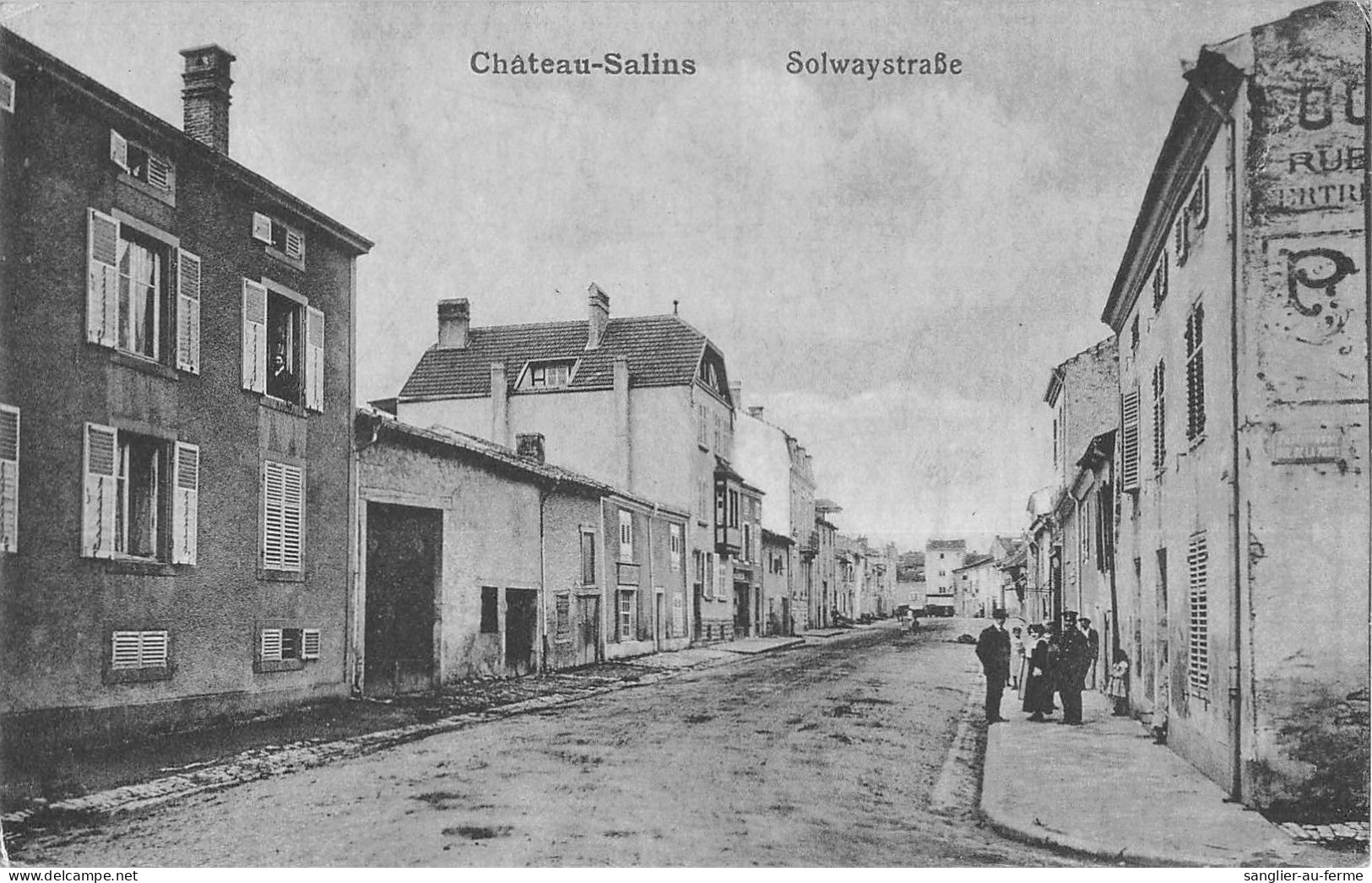 CPA 57 CHATEAU SALINS / SOLWAYSTRASSE - Sonstige & Ohne Zuordnung