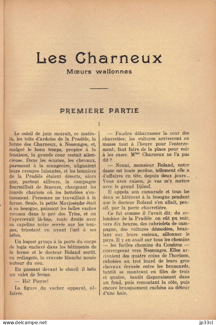 Les Charneux Moeurs Wallonnes - La Leçon - Les Vrais échos Du Hoyoux Par Georges Garnir (96 Pages) - Belgische Schrijvers
