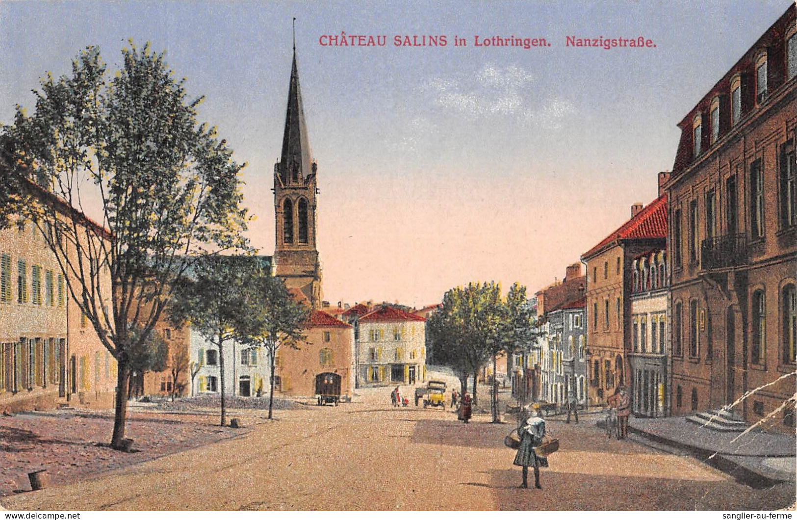 CPA 57 CHATEAU SALINS / NANZIGSTRASSE - Sonstige & Ohne Zuordnung