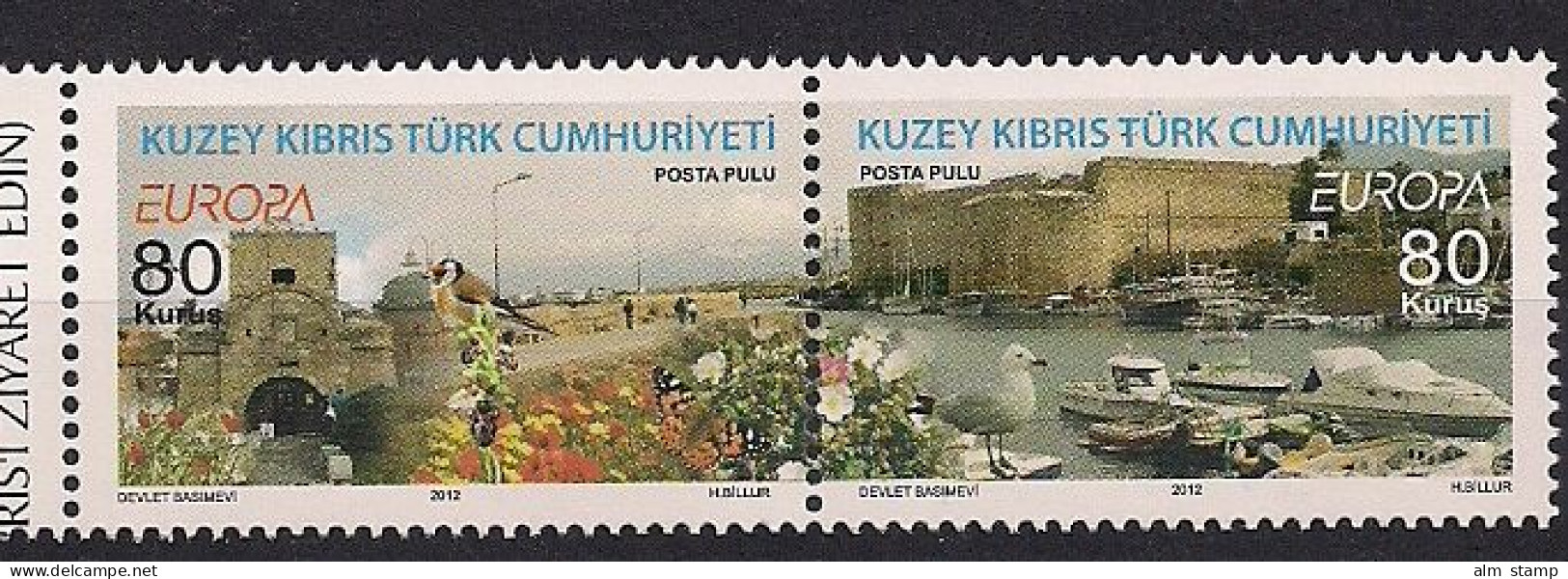 2012 Turkish Republic Of Northern Cyprus / Türkisch-Zypern / Chypre TurcMi. 757-8 **MNH Europa - 2012