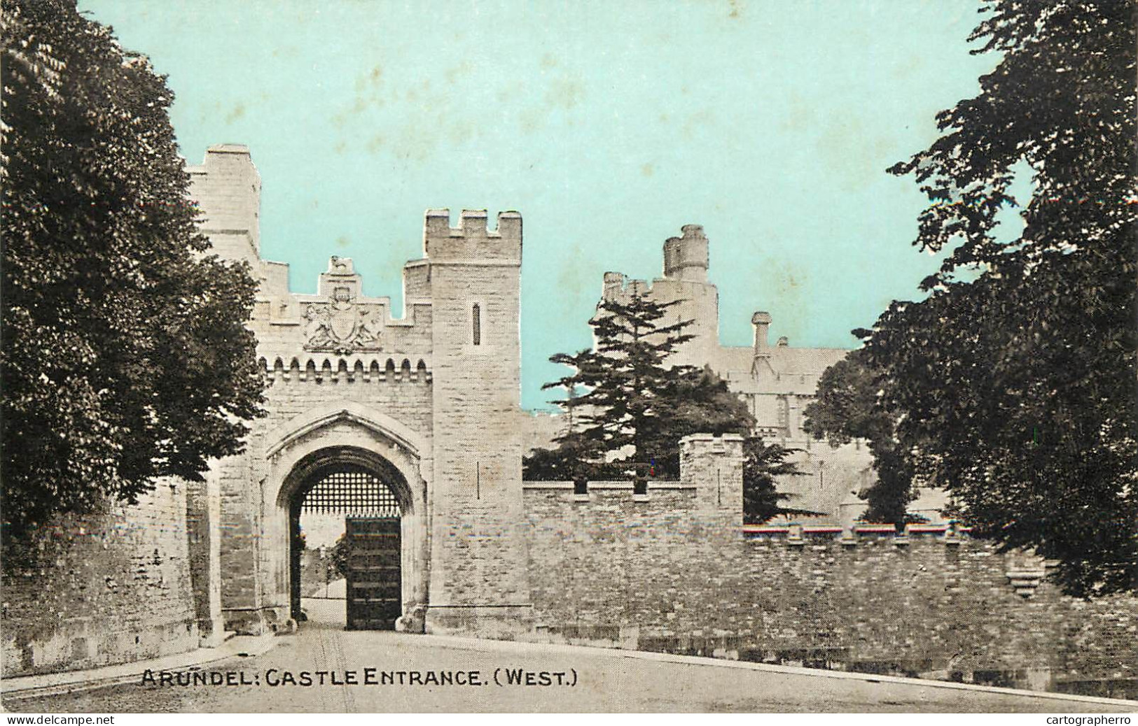 United Kingdom England Arundel Castle Entrance - Arundel